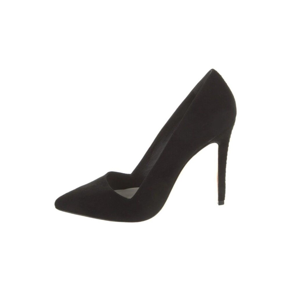 Alice + Olivia Black Suede Pumps. Size: 10 (IT 40). Includes Bag & Box.